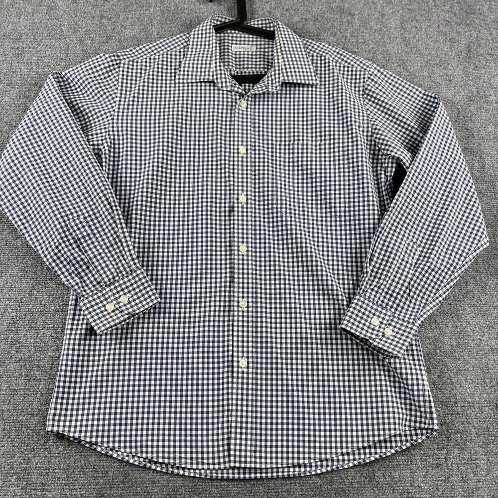 Caprino Mens 105 Shirt Blue Gingham Check Pocket